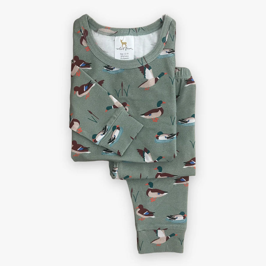 Modal Long Sleeve Pajama Set | My Duckling