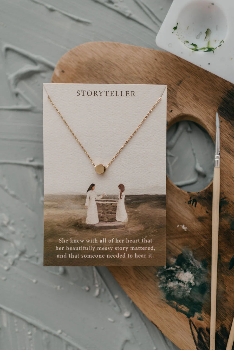 Storyteller Gold Necklace