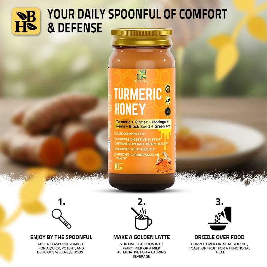 Turmeric Honey 16oz
