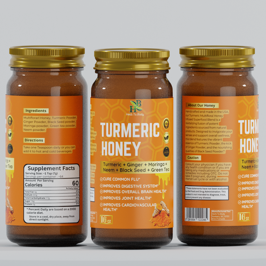 Turmeric Honey 16oz