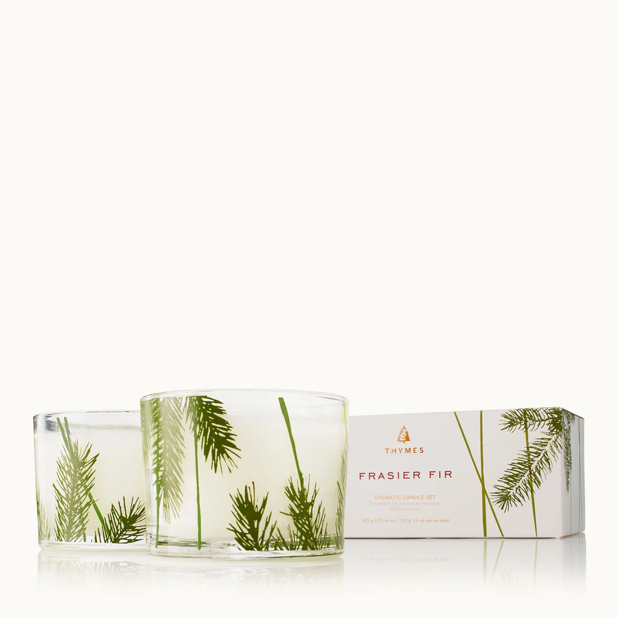 Frasier Fir Pine Needle Candle Set