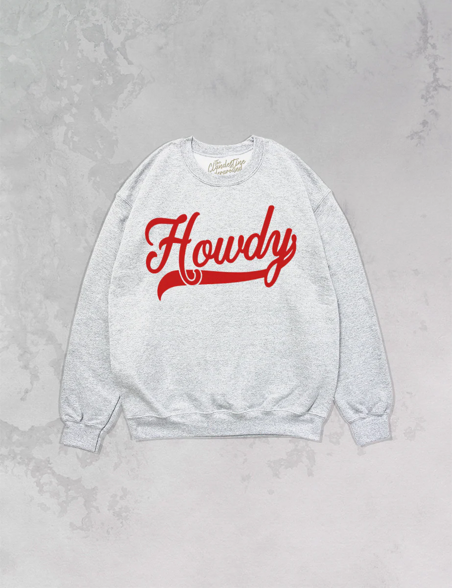 Howdy Oversized Crewneck