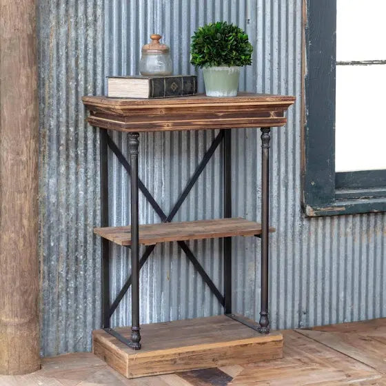 Reclaimed Wood Library Console - IN STORE PICKUP ONLY