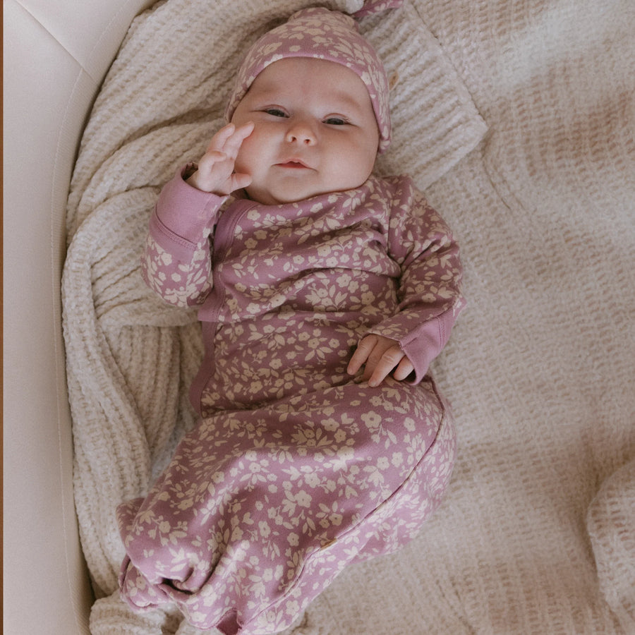 Organic Kimono Knotted Sleep Gown