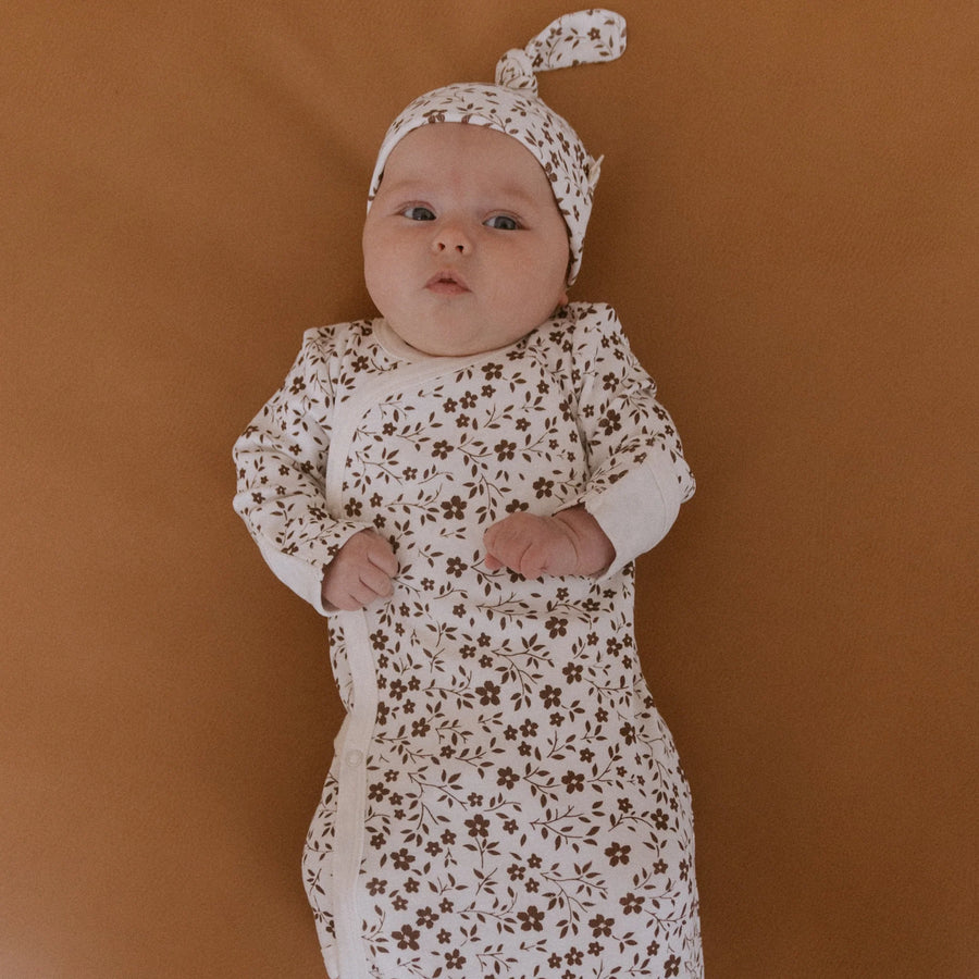 Organic Kimono Knotted Sleep Gown