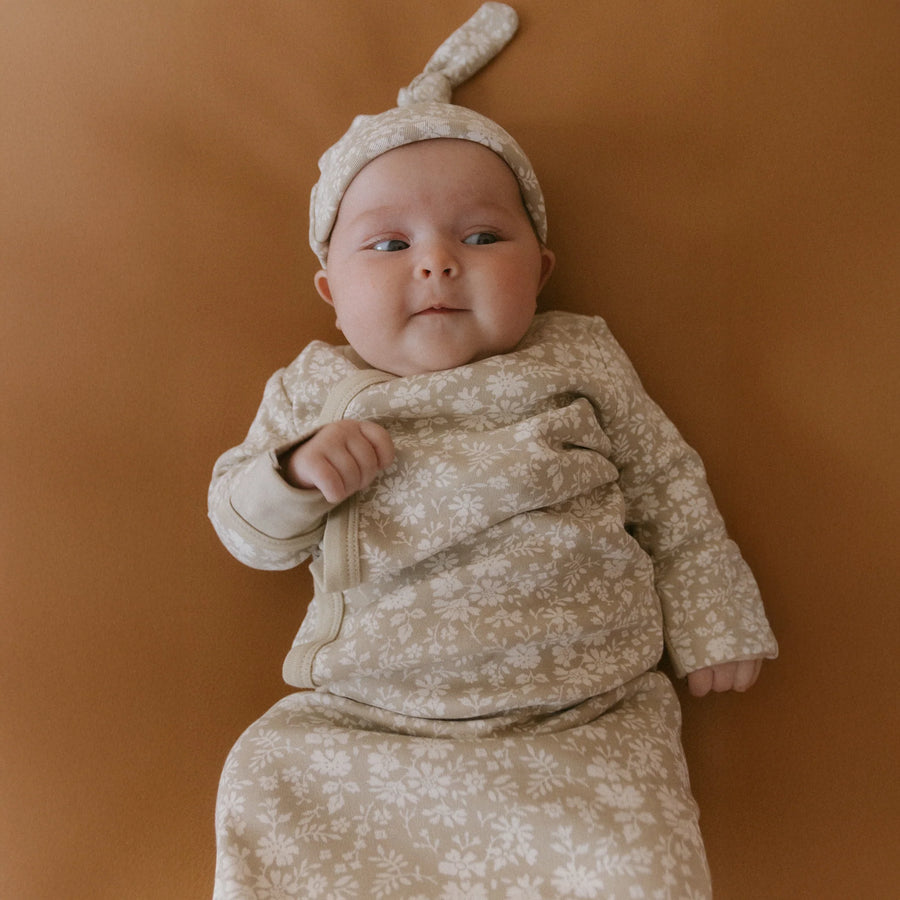 Organic Kimono Knotted Sleep Gown