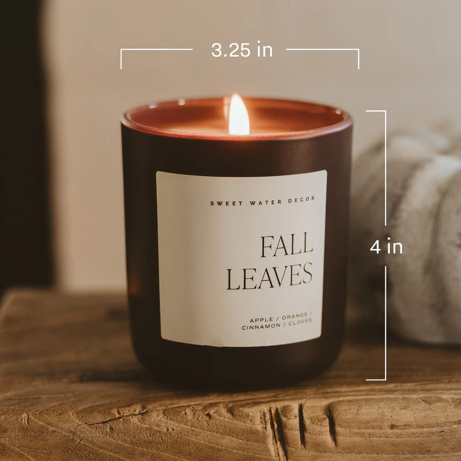 Cozy Season 15 Oz Matte Brown Jar Candle