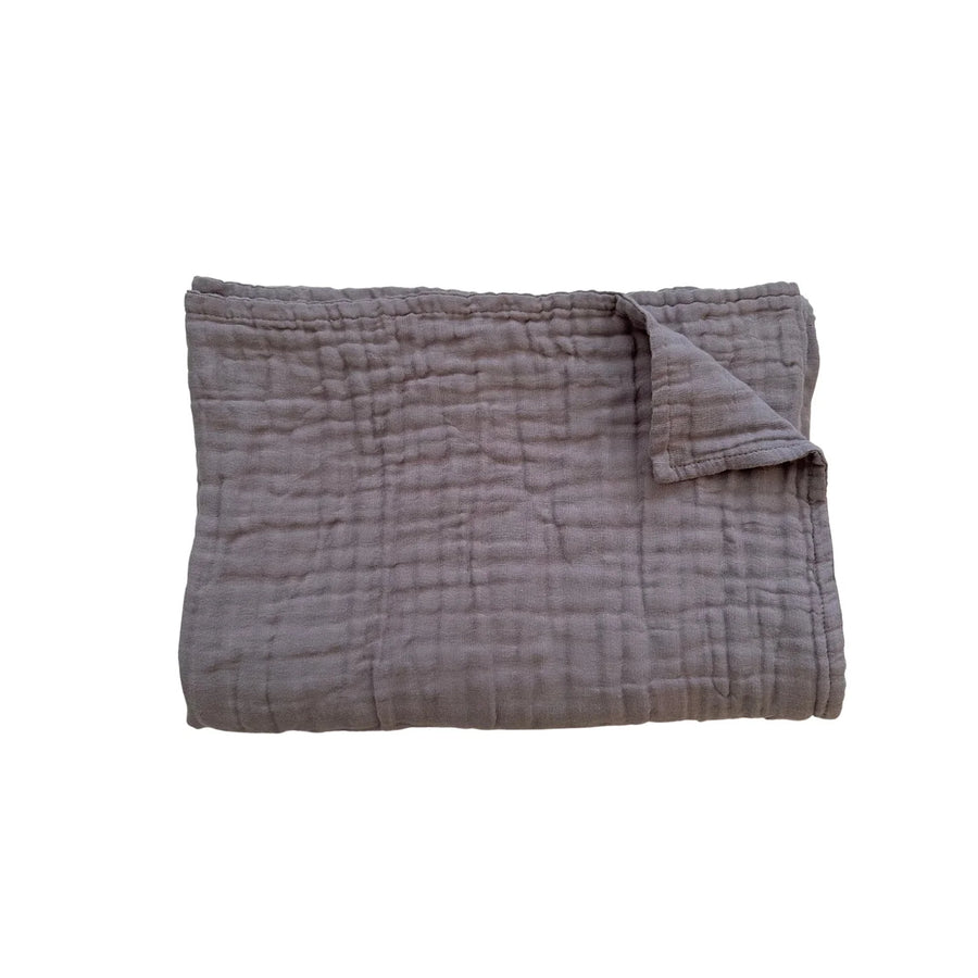 Muslin 6-Layer Blanket - Dusty Violet