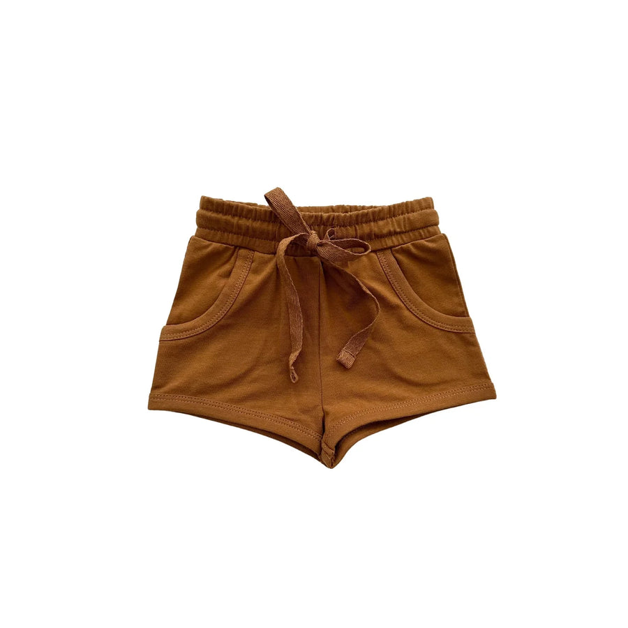 Organic Shorts - Caramel