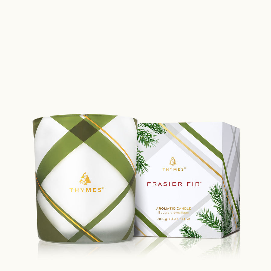 Frasier Fir Frosted Plaid 6.5 oz Candle