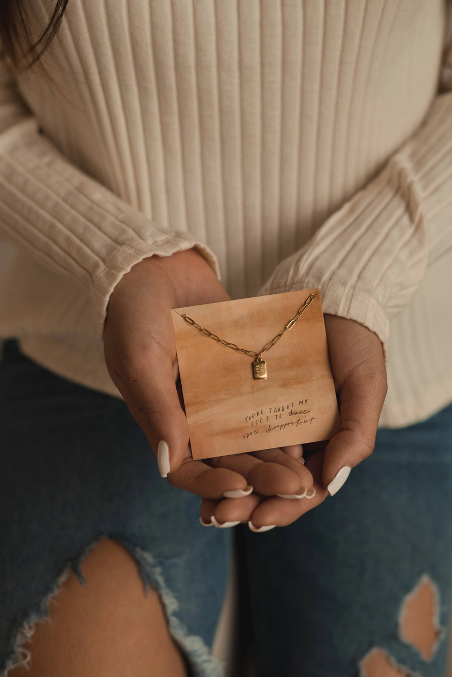 Pure Joy Tag Necklace