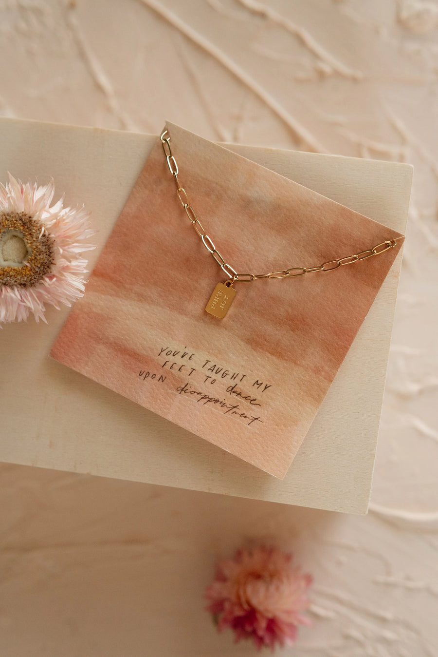 Pure Joy Tag Necklace