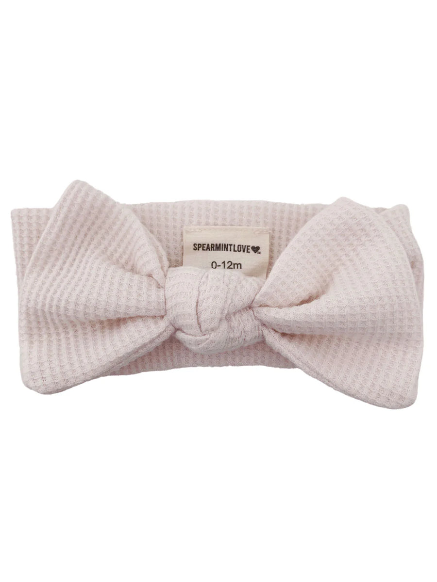 Organic Waffle Knot Bow