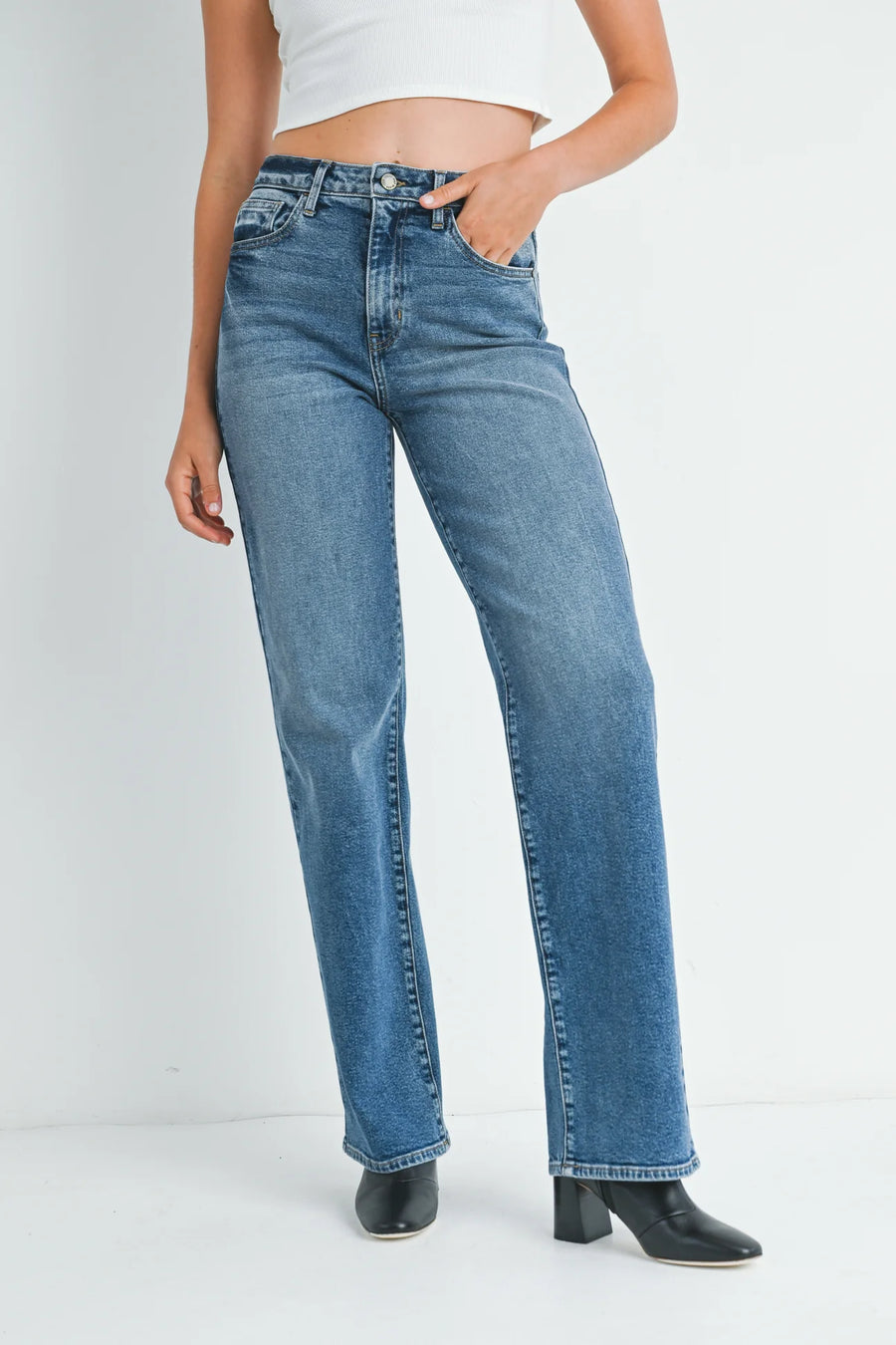 The Longer Length Straight Jean