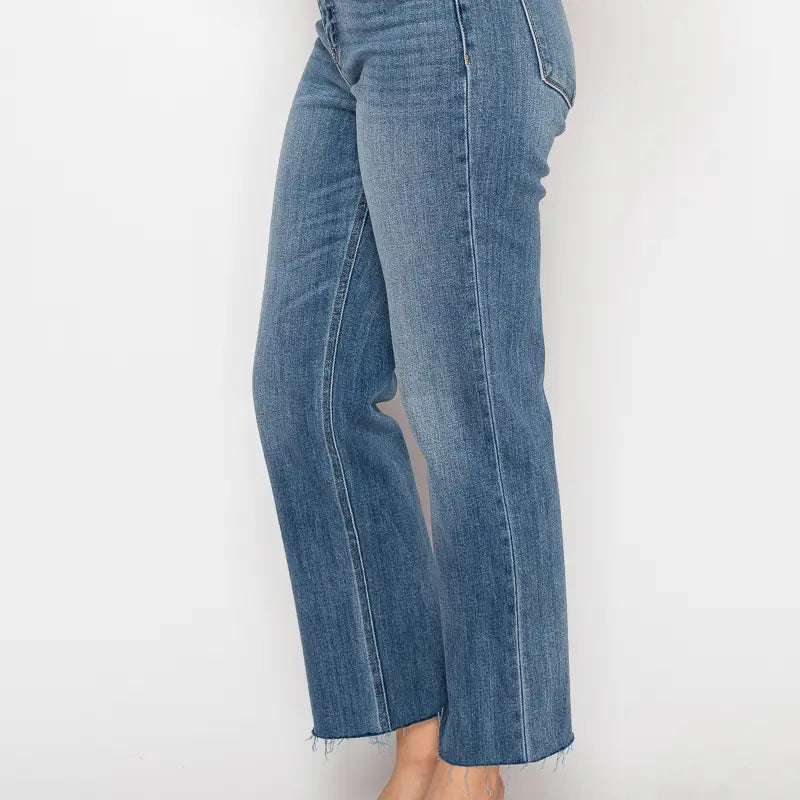 Eco High Rise Straight Leg Jeans