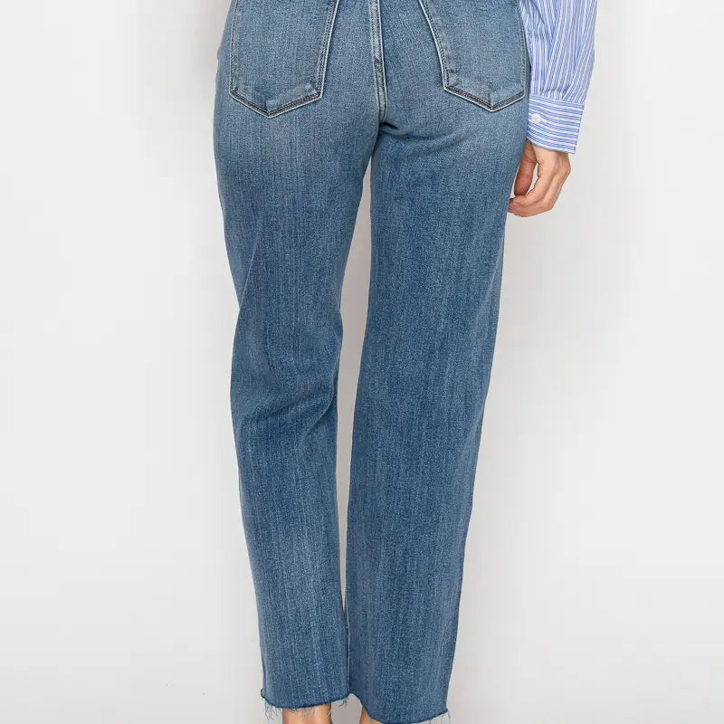 Eco High Rise Straight Leg Jeans