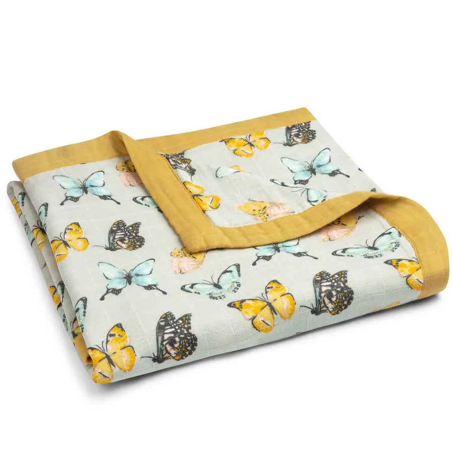 Bamboo Big Lovey Three-Layer Muslin Blanket- Butterfly