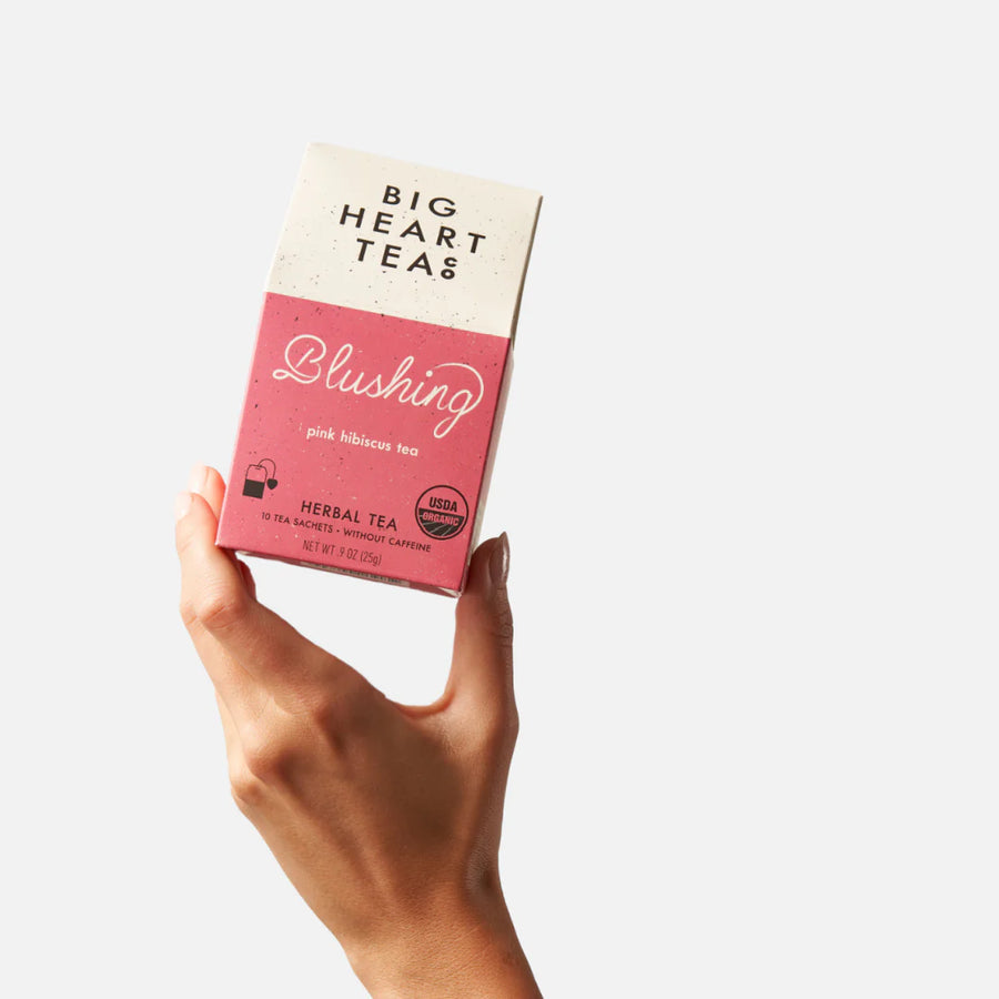 Blushing Pink Caffeine-Free Hibiscus Tea - 10 Pack