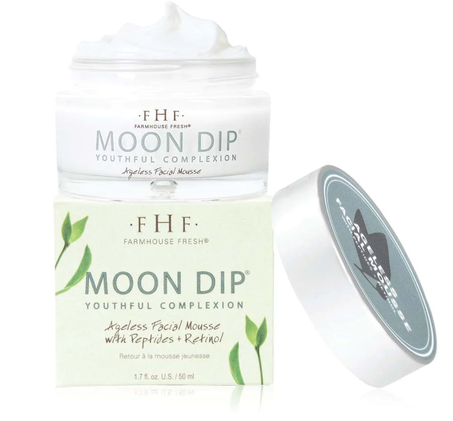 Moon Dip Youthful Complexion Ageless Facial Mousse with Peptides + Retinol