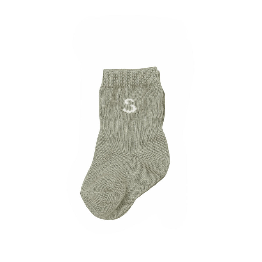Stuckies Cotton Kids' Socks-Olive