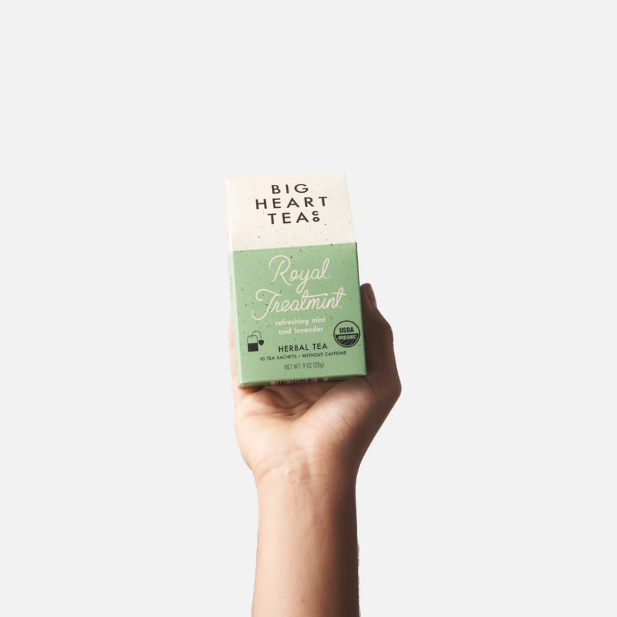 Royal Treatmint Refreshing Mint & Lavender Caffeine-Free Herbal Tea - 10 Pack