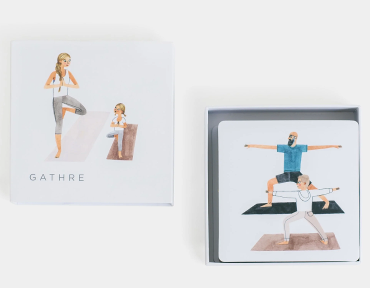 Get Zen, Kick Yinyasa.repeat. Yoga Card, Funny Yoga Card. Yoga