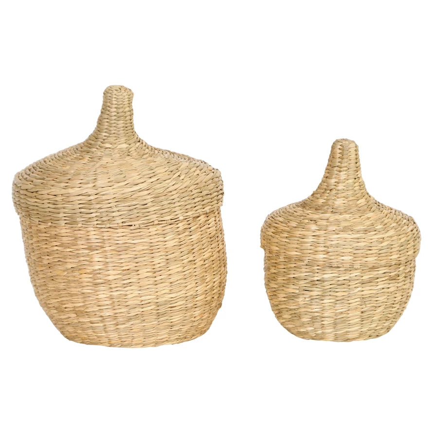 Seagrass Basket w/ Lids