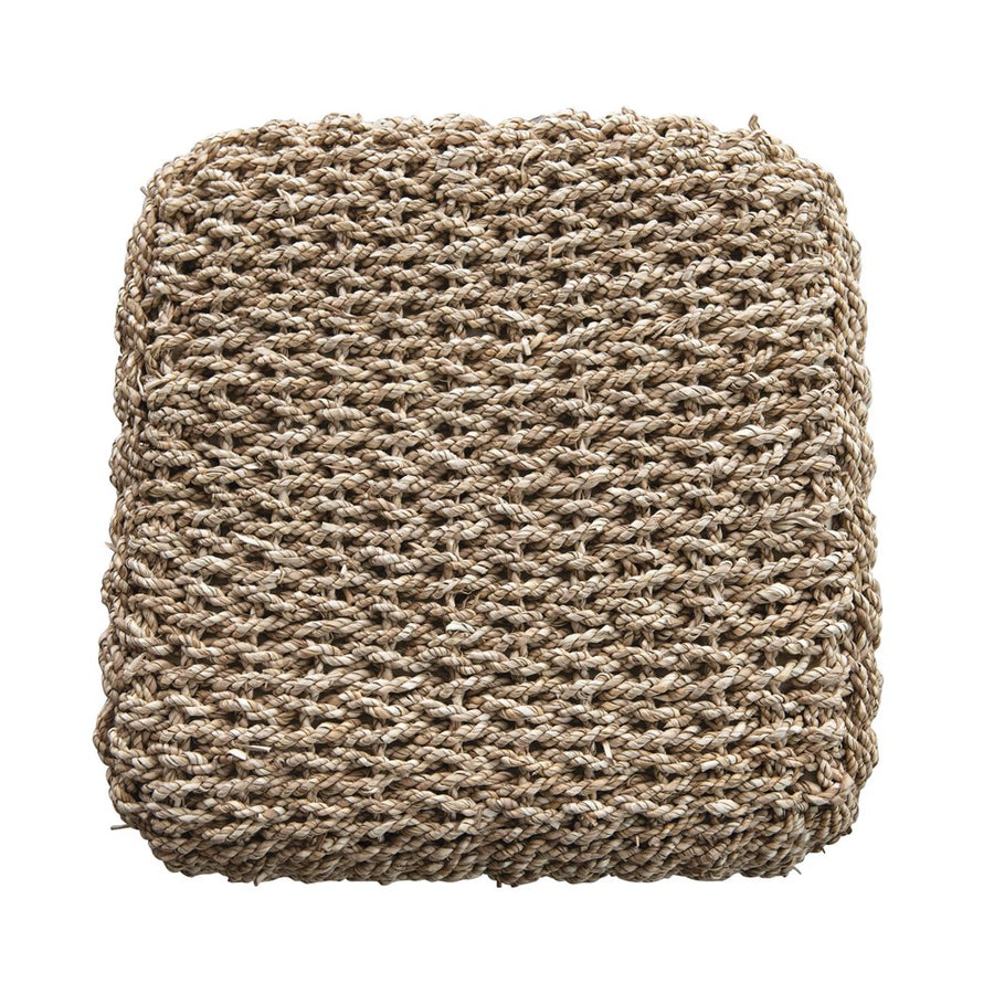 Hand-Woven Seagrass Stool