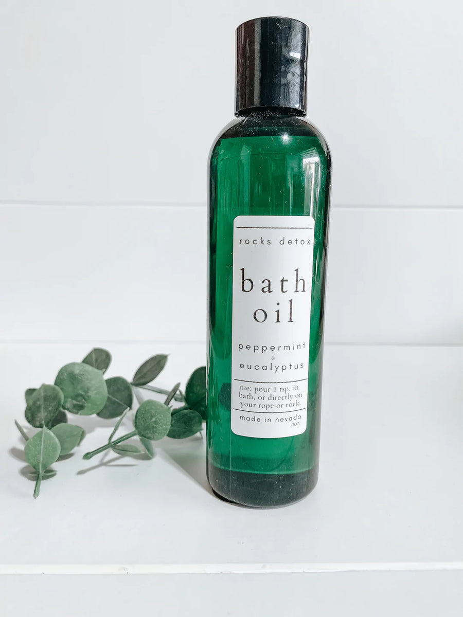 Peppermint Eucalyptus Bath Oil- 4oz