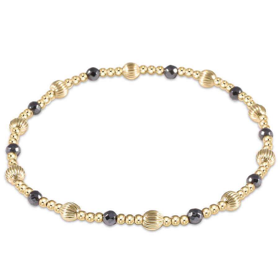 22K black beads bracelet - AjBr60435 - 22K Gold Bracelet with holy black  beads on it and gold beads hanging.