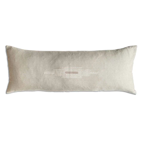 Extra Long Lumbar Pillow Cover- Tranquil